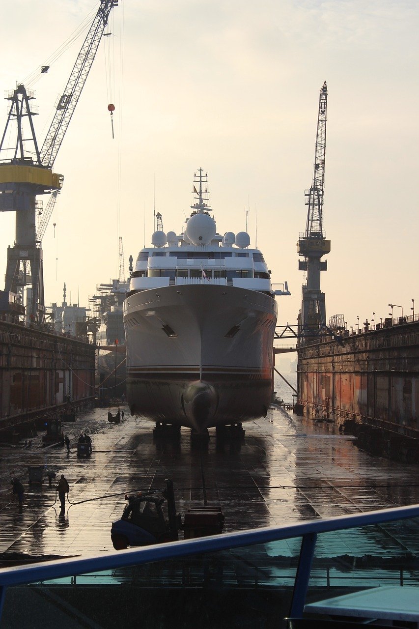 construction d'un yacht